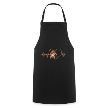 Climbing Climber Climbing Wall Mountain Rock Sport - Cooking Apron - black - Front - AI Model Male 185 dark (185cm)