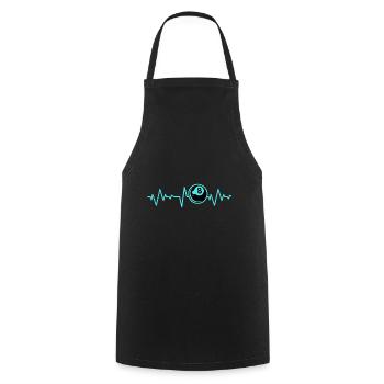 Billiards - Cooking Apron - black - Front - AI Model Male 185 dark (185cm)