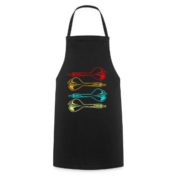 Dart - Cooking Apron - black - Front - AI Model Male 185 dark (185cm)
