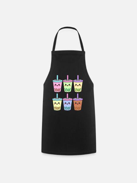 Bubble Tee Boba Tea - Kochschürze - Schwarz
