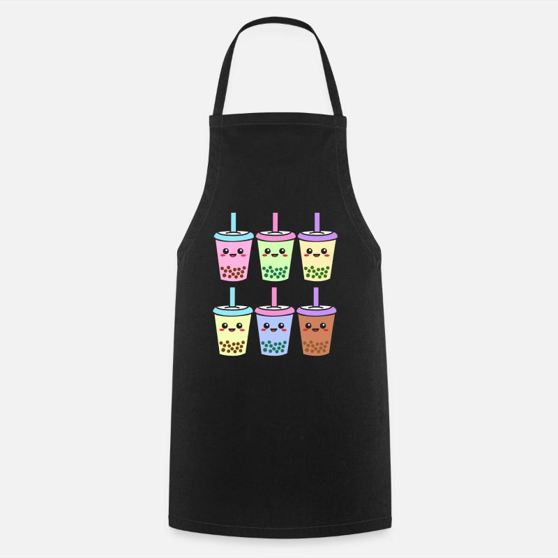 Bubble Tee Boba Tea - Kochschürze - Schwarz