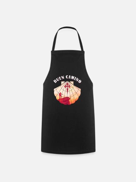 Camino De Santiago Shell Buen Camino Camino Camino De Santiago - Cooking Apron - black