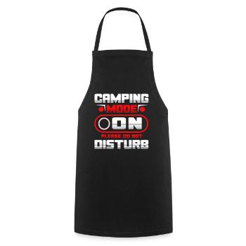 Camping Mode On Please Do Not Disturb - Kochschürze - Schwarz - Vorne - AI Model Male 185 dark (185cm)
