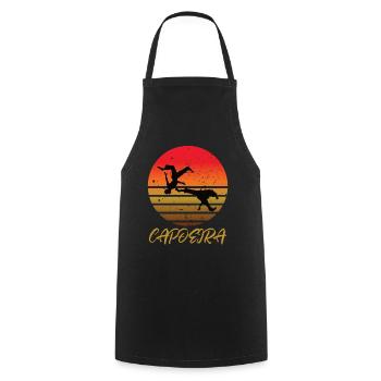 Capoeira - Cooking Apron - black - Front - AI Model Male 185 dark (185cm)