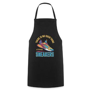 To Many Sneakers Sneaker Turnschuhe - Cooking Apron - black - Front - AI Model Male 185 dark (185cm)