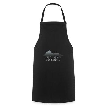 The Lake District - Cooking Apron - black - Front - AI Model Male 185 dark (185cm)