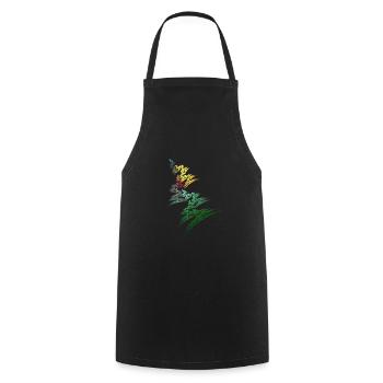 La manière colorée - Tablier de cuisine - noir - Devant - AI Model Male 185 dark (185cm)