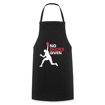 Dodgeball for Dodgeball Player and Gaga Ball - Cooking Apron - black - Front - AI Model Male 185 dark (185cm)