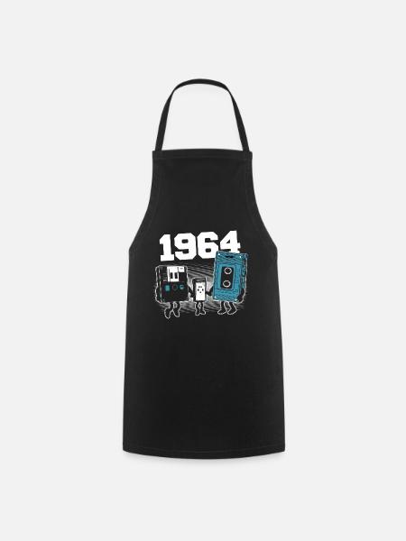 Jahrgang Jahrgang 1964 Geburtstagsgeschenk 1964 - Kochschürze - Schwarz