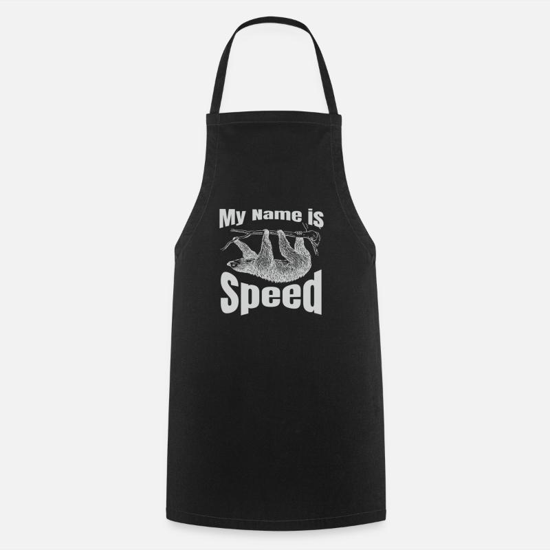 MY Name is Speed - Tablier de cuisine - noir