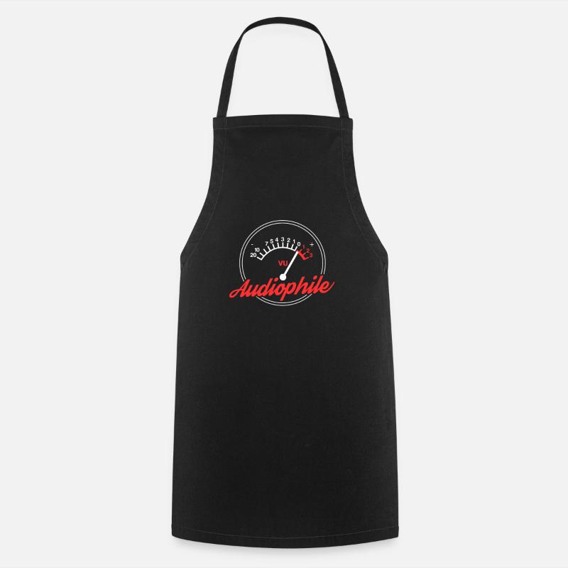 audiophile - Tablier de cuisine - noir