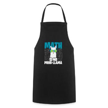 math - Tablier de cuisine - noir - Devant - AI Model Male 185 dark (185cm)