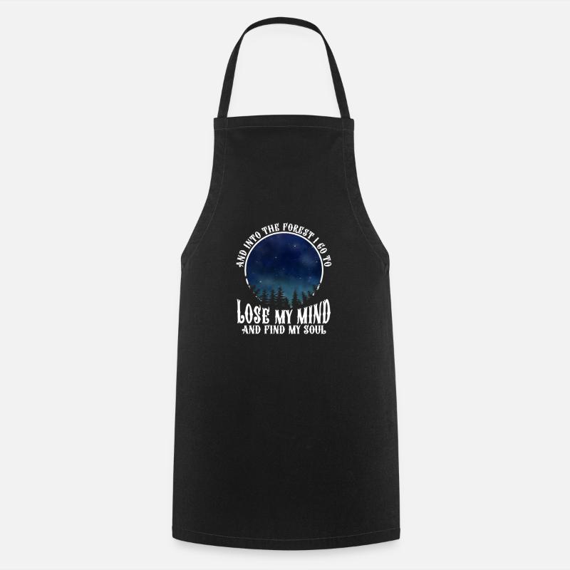 Forest - Cooking Apron - black