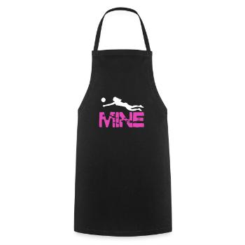 volley-ball - Tablier de cuisine - noir - Devant - AI Model Male 185 dark (185cm)
