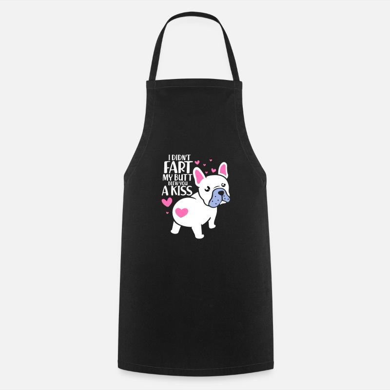French bulldog - Cooking Apron - black