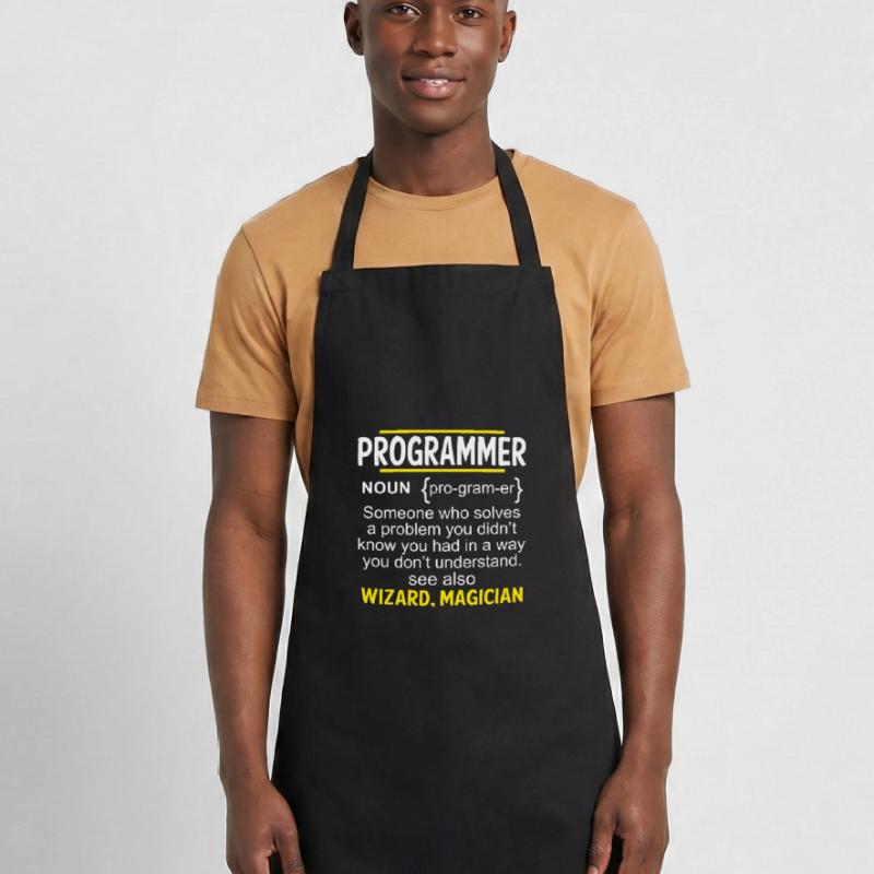 Funny Developer Coder IT Programmer Gift Cooking Apron
