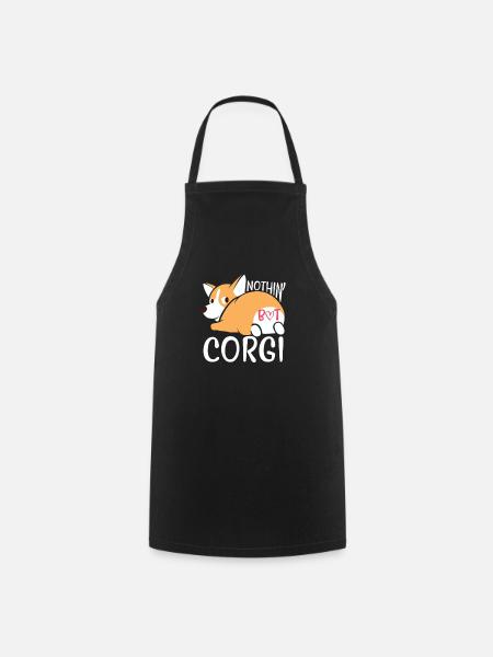 Corgi - Kochschürze - Schwarz