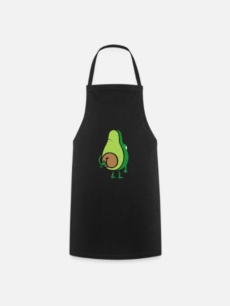 avocado - Cooking Apron - black