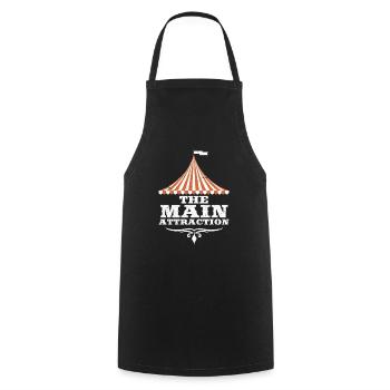 Circus - Cooking Apron - black - Front - AI Model Male 185 dark (185cm)