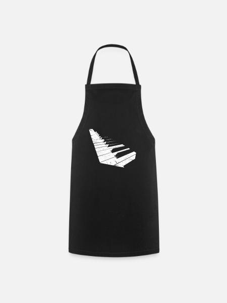 Piano Piano Pianiste Pianiste Musique Cadeau - Tablier de cuisine - noir