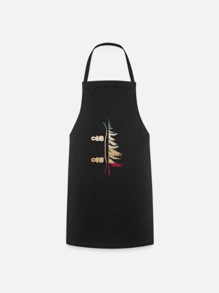 snowboard - Cooking Apron - black