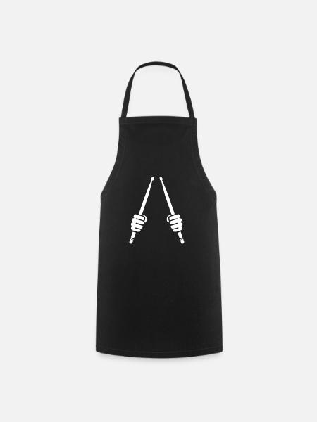 batteur - Tablier de cuisine - noir