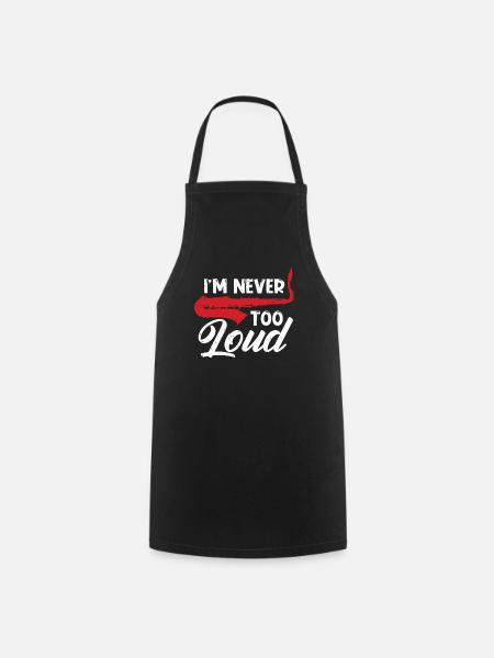 saxophone - Tablier de cuisine - noir