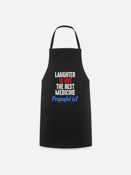 Cadeau d'anesthésie au propofol - Tablier de cuisine - noir