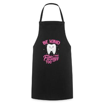 Dentiste Dentiste Dentiste Cadeau De Dentiste - Tablier de cuisine - noir - Devant - AI Model Male 185 dark (185cm)