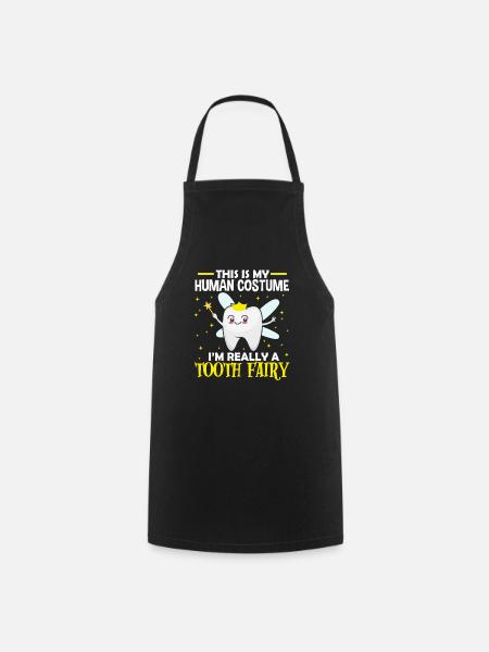 Cadeau de costume de dent de fée dent dent dents - Tablier de cuisine - noir