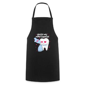 Dentiste Dentiste Dentiste Dents Cadeau Dentiste - Tablier de cuisine - noir - Devant - AI Model Male 185 dark (185cm)