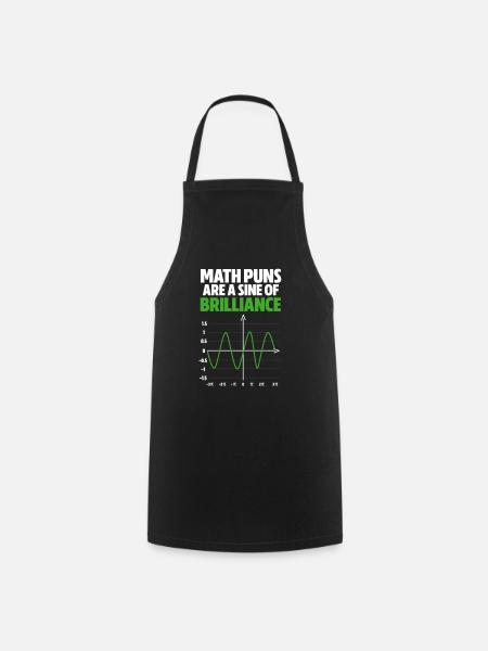 maths - Cooking Apron - black