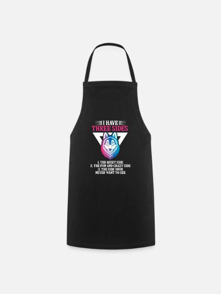 wolf - Cooking Apron - black