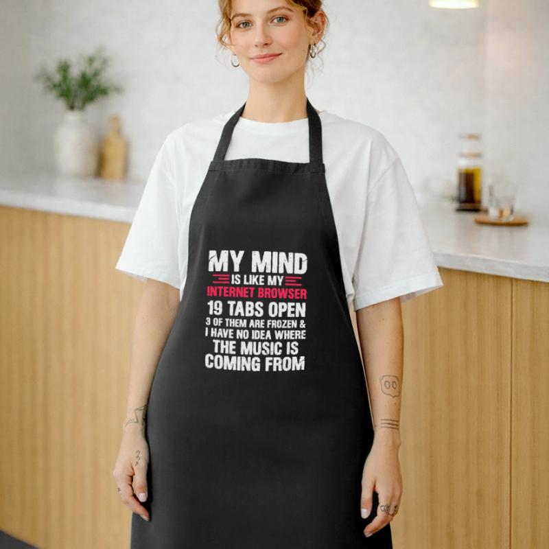Internet thought programmer nerd gift Cooking Apron