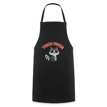 racoon - Cooking Apron - black - Front - AI Model Male 185 dark (185cm)
