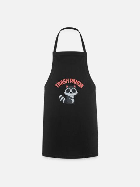 racoon - Cooking Apron - black