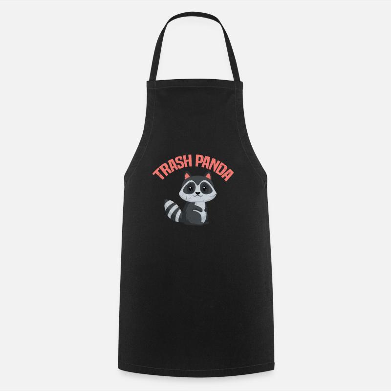 racoon - Cooking Apron - black