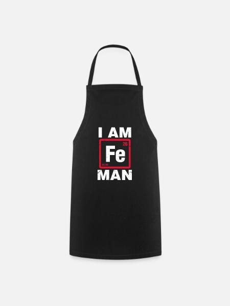 Chemistry iron - Cooking Apron - black
