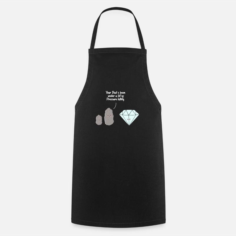 géologie - Tablier de cuisine - noir