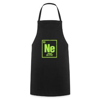 Neon Chemie - Kochschürze - Schwarz - Vorne - AI Model Male 185 dark (185cm)