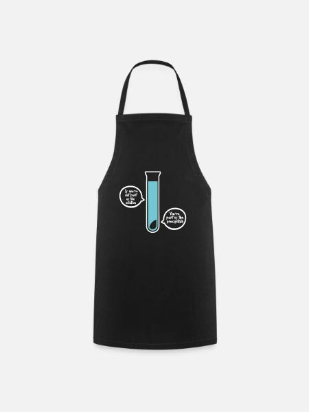 science - Cooking Apron - black