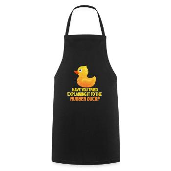Programmeur code cadeau codeur informatique - Tablier de cuisine - noir - Devant - AI Model Male 185 dark (185cm)