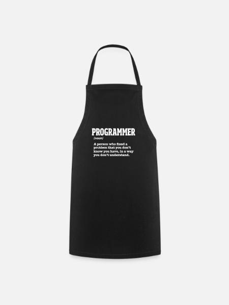 Programmierer - Kochschürze - Schwarz