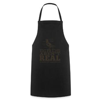 Birds Aren't Real - Cooking Apron - black - Front - AI Model Male 185 dark (185cm)