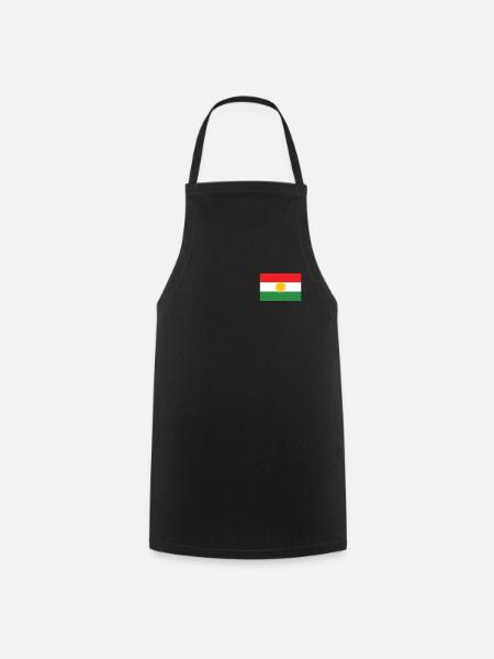 Kurdistan Kurdistan Kurdisch Drapeau Kurde - Tablier de cuisine - noir
