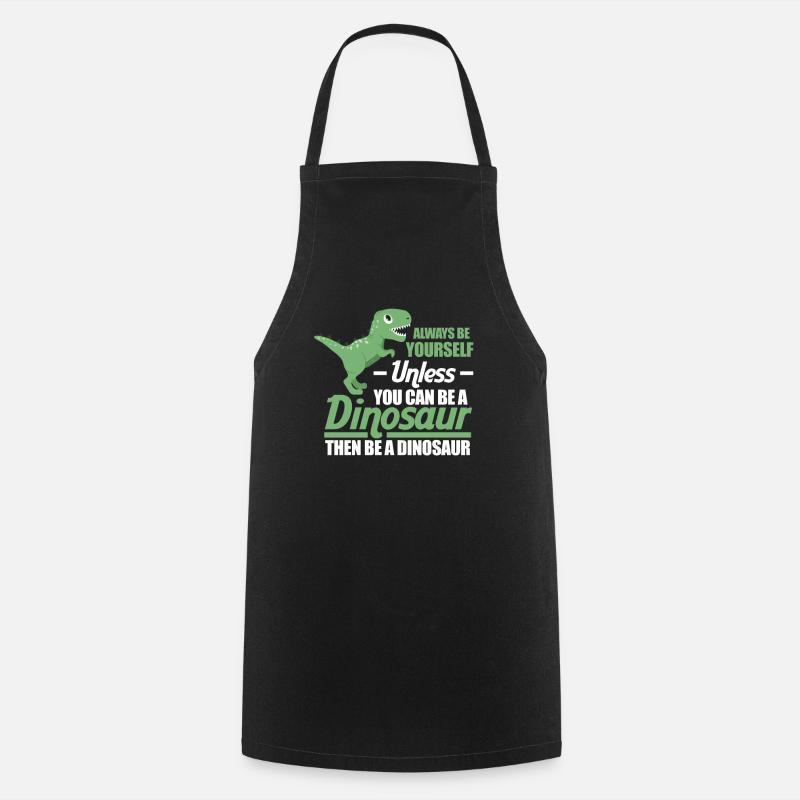 dinosaure - Tablier de cuisine - noir
