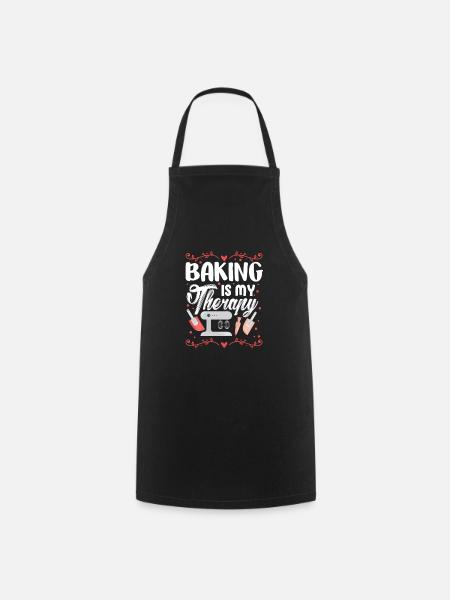Cuire boulanger gâteau boulangerie boulanger cadeau - Förkläde - svart