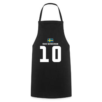 Schwedische Namen Fußball Sauf Mallorca Trikot - Kochschürze - Schwarz - Vorne - AI Model Male 185 dark (185cm)