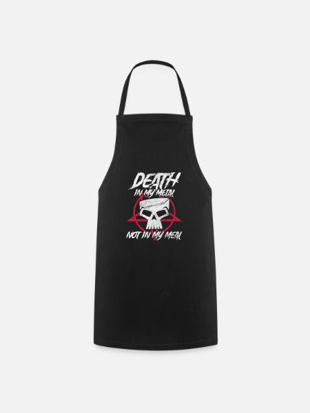 Vegan Death Metal - Kochschürze - Schwarz