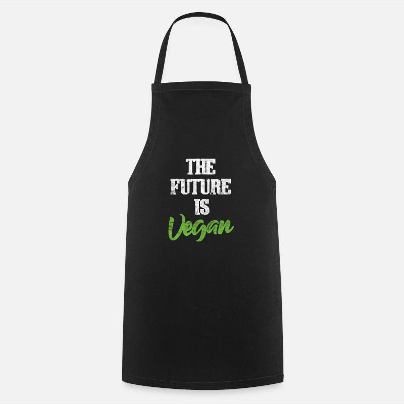 Cadeau de vaganisme vegan vegan vegan - Tablier de cuisine - noir